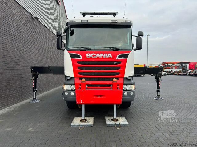 Darus teherautó Scania R520 V8 10X4 TRIDEM + F1650RA.2.28 + JIB L816 K...