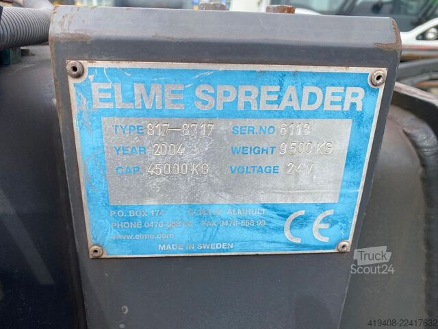 Elme izkliedētājs / Satvērējs konteineriem Elme Spreader / Chwytak na kontenery