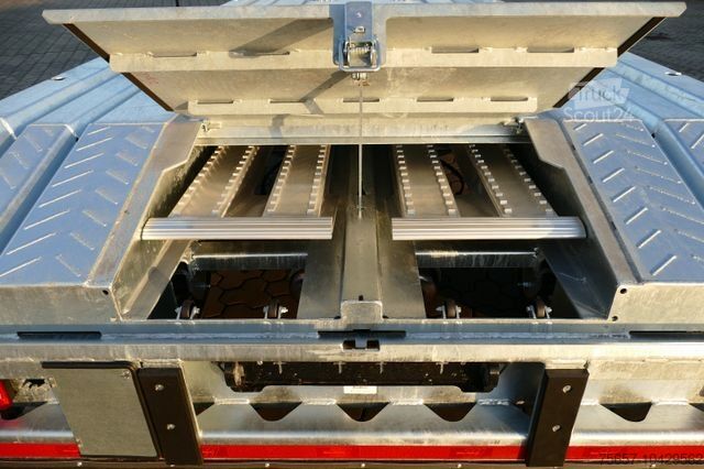 Lavtloader trailer MÜLLER-MITTELTAL 18 t. Kombi Abroller Absetzer Tieflader, Luft