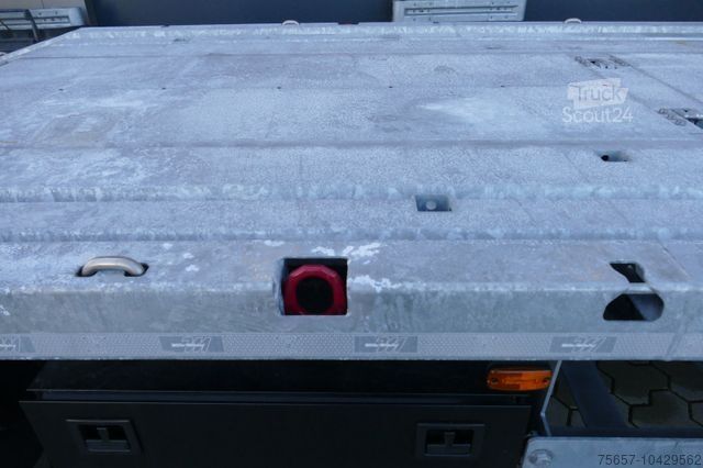 Lavtloader trailer MÜLLER-MITTELTAL 18 t. Kombi Abroller Absetzer Tieflader, Luft