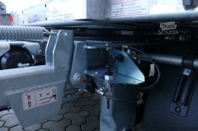 Lavtloader trailer MÜLLER-MITTELTAL 18 t. Kombi Abroller Absetzer Tieflader, Luft