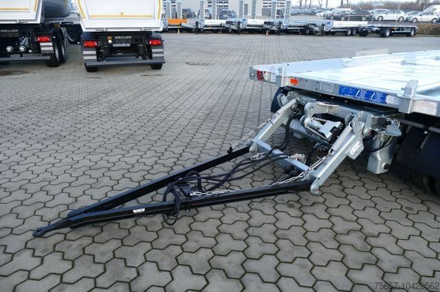 Lavtloader trailer MÜLLER-MITTELTAL 18 t. Kombi Abroller Absetzer Tieflader, Luft