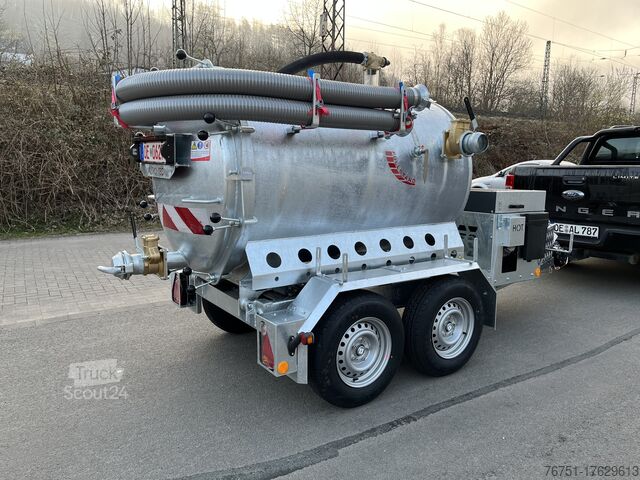 Kipper-Anhänger M-VAC 1800l / Saugfass/ Rückkipper