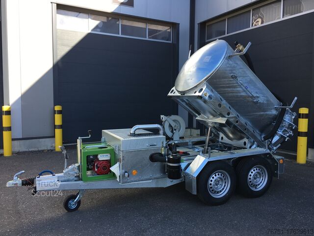 Kipper aanhangwagen  M-VAC 1800l  / Saugfass/ Rückkipper