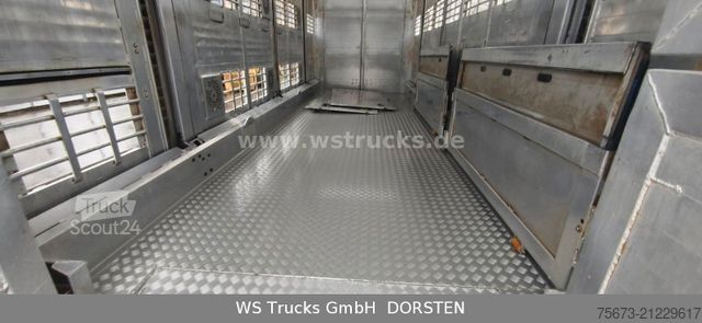 Ló-szállító utánfutó MENKE-JANZEN Viehanhänger 3 Stock Hubdach Aggregat