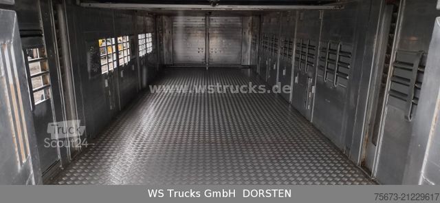 Ló-szállító utánfutó MENKE-JANZEN Viehanhänger 3 Stock Hubdach Aggregat