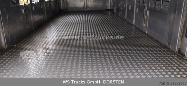 Ló-szállító utánfutó MENKE-JANZEN Viehanhänger 3 Stock Hubdach Aggregat