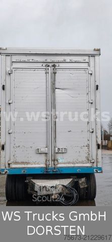 Ló-szállító utánfutó MENKE-JANZEN Viehanhänger 3 Stock Hubdach Aggregat