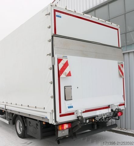 Фургон с брезентова завеса FUSO 7C18 Pritsche + Plane + LBW + Klima nur 57tkm