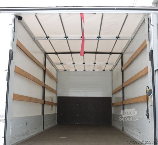 Фургон с брезентова завеса FUSO 7C18 Pritsche + Plane + LBW + Klima nur 57tkm