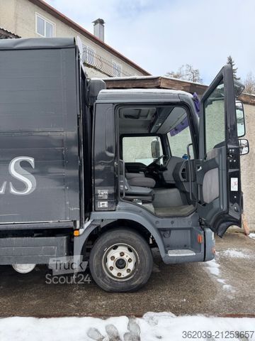 Tovornjak za prevoz pijač MAN TGL 12.240 4X2BL E3 BLATT LUFT LADEBORDWAND ABS