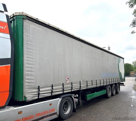 انزلاق القماش المشمع Krone SDP 27 CURTAINSIDE WITH SLIDING ROOF APK/TUV 08...