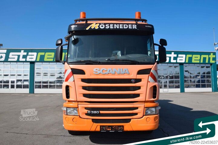 Müllwagen SCANIA G320 FAUN Rotopress Aufbau Lenk- + Lifta. Retard