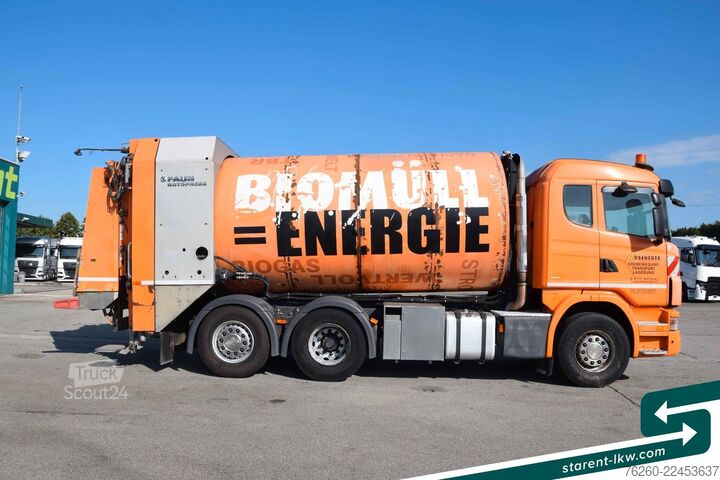 Müllwagen SCANIA G320 FAUN Rotopress Aufbau Lenk- + Lifta. Retard