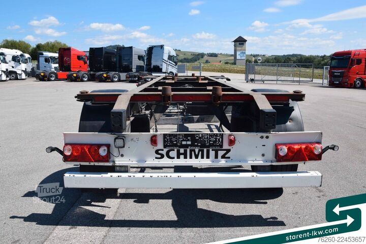 Değiştirilebilir şasili römork SCHMITZ CARGOBULL Lafette AWF 18, BDF Wechselrahmen, verzinkt TÜV
