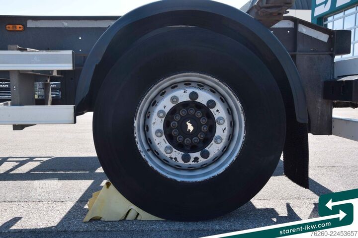 Değiştirilebilir şasili römork SCHMITZ CARGOBULL Lafette AWF 18, BDF Wechselrahmen, verzinkt TÜV