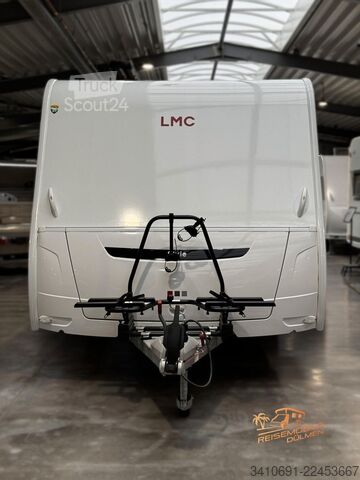 Wohnwagen LMC Style 460 E Mover Fahrradträger für E-Bike Solar