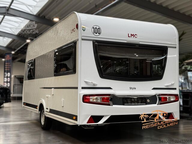Wohnwagen LMC Style 460 E Mover Fahrradträger für E-Bike Solar