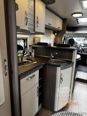Polointegrovaný karavan HOBBY Optima OnTour T65 FL SAT TV Fahrradträger Solar