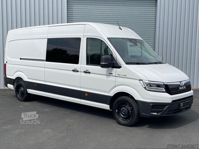 Vans ar augstu jumtu MAN TGE 3.180 L4H3 MIXTO 4x4 ACC STANDH LED KAMERA