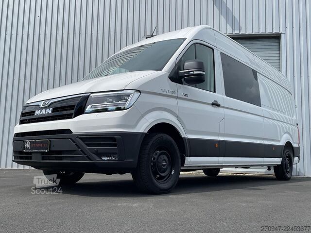 Vans ar augstu jumtu MAN TGE 3.180 L4H3 MIXTO 4x4 ACC STANDH LED KAMERA