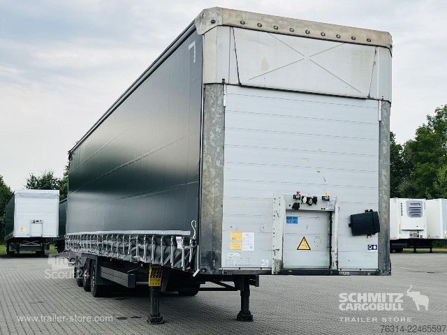 Atvērta puspiekabe ar tentu Schmitz Cargobull Curtainsider Mega Getränke