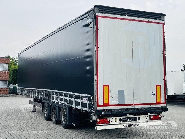 Atvērta puspiekabe ar tentu Schmitz Cargobull Curtainsider Mega Getränke