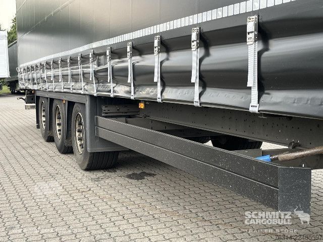 Atvērta puspiekabe ar tentu Schmitz Cargobull Curtainsider Mega Getränke