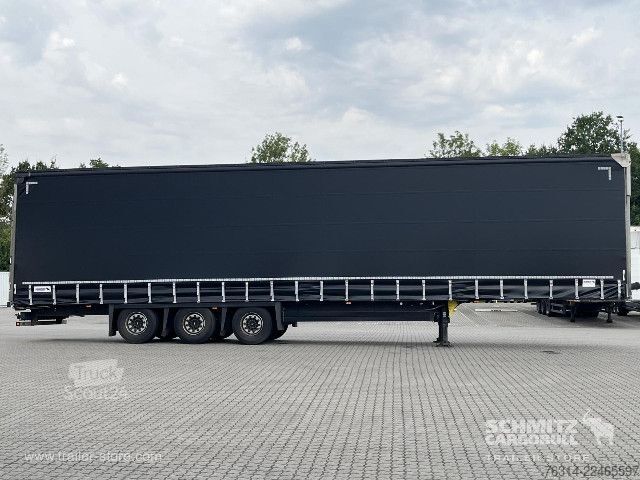 Atvērta puspiekabe ar tentu Schmitz Cargobull Curtainsider Mega Getränke