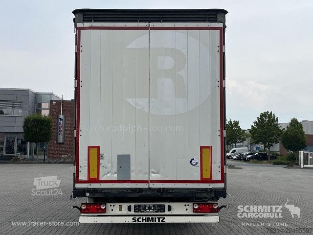 Atvērta puspiekabe ar tentu Schmitz Cargobull Curtainsider Mega Getränke