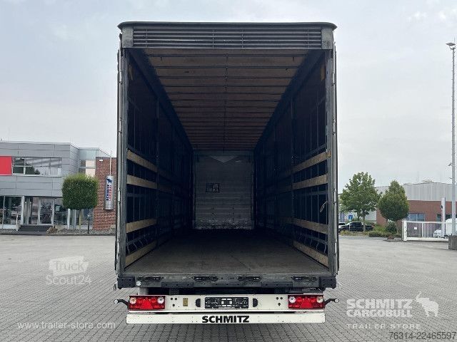 Atvērta puspiekabe ar tentu Schmitz Cargobull Curtainsider Mega Getränke