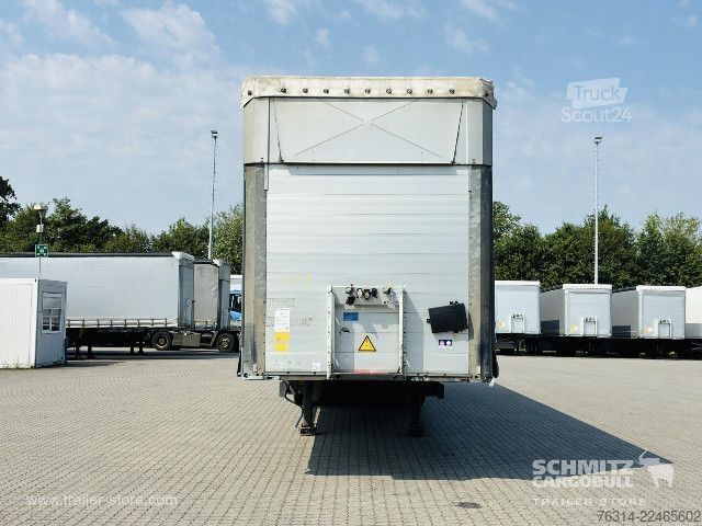 Atvērta puspiekabe ar tentu Schmitz Cargobull Curtainsider Mega Getränke