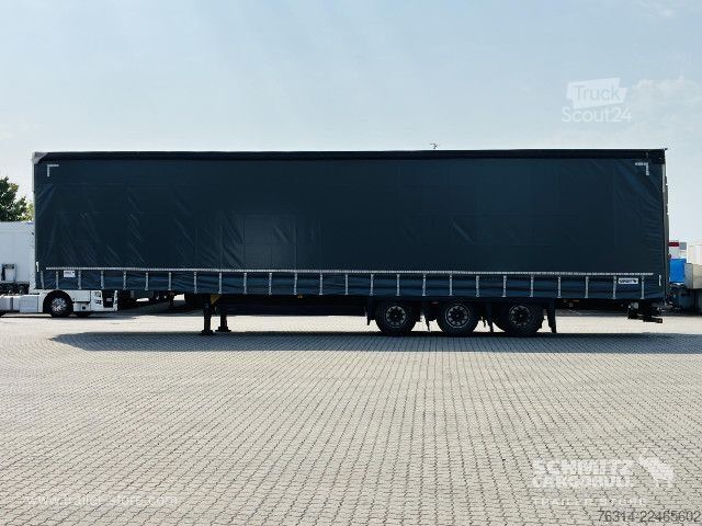 Atvērta puspiekabe ar tentu Schmitz Cargobull Curtainsider Mega Getränke