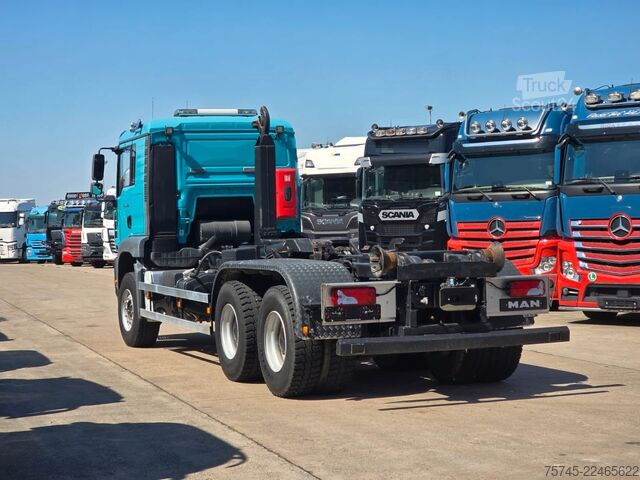 Φορτηγό γερανός roll-off MAN TGA 26.440 * ABROLLKIPPER * BLATT * KLIMA *