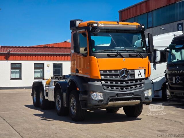 Φορτηγό γερανός roll-off MERCEDES-BENZ AROCS 3245 * ABROLLKIPPER * VDL * BLATT *  KLIMA