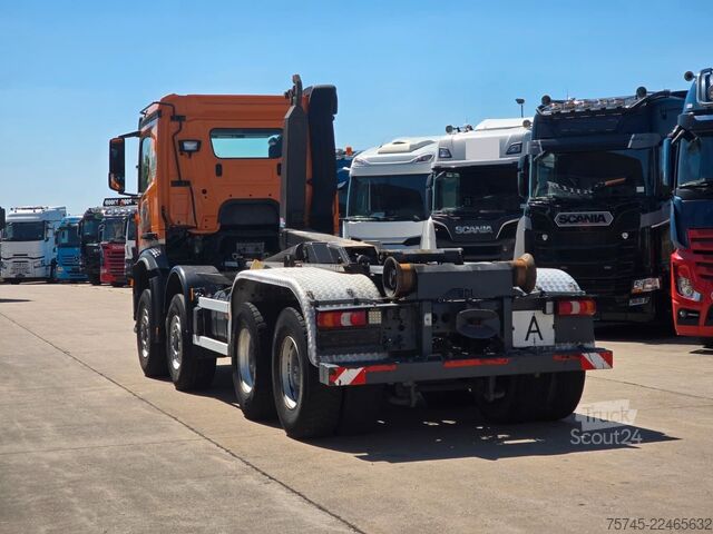 Φορτηγό γερανός roll-off MERCEDES-BENZ AROCS 3245 * ABROLLKIPPER * VDL * BLATT *  KLIMA