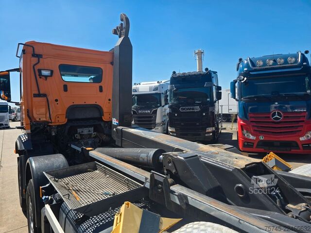 شاحنة قلّابة بذراع تحميل متحرك MERCEDES-BENZ AROCS 3245 * ABROLLKIPPER * VDL * BLATT *  KLIMA