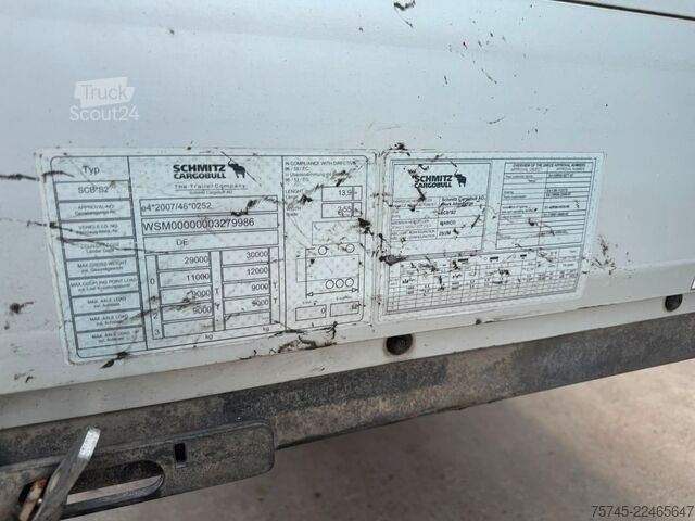 Semirremolque abierto con toldo SCHMITZ CARGOBULL SCS 18/L *PR+PL * VARIO-SYSTEM * MEGA *