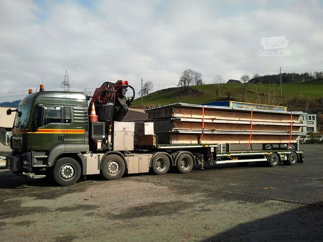 وحدة جرار قياسية MAN TGS 35.480 Kran mit Wechselsys. SZM