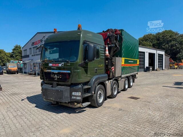 وحدة جرار قياسية MAN TGS 35.480 Kran mit Wechselsys. SZM