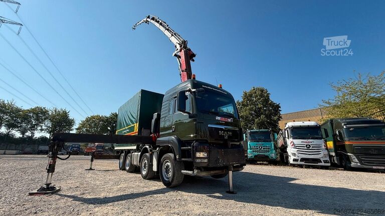وحدة جرار قياسية MAN TGS 35.480 Kran mit Wechselsys. SZM