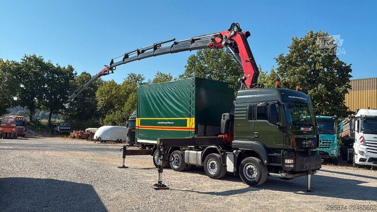 وحدة جرار قياسية MAN TGS 35.480 Kran mit Wechselsys. SZM