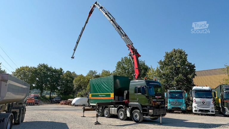 وحدة جرار قياسية MAN TGS 35.480 Kran mit Wechselsys. SZM