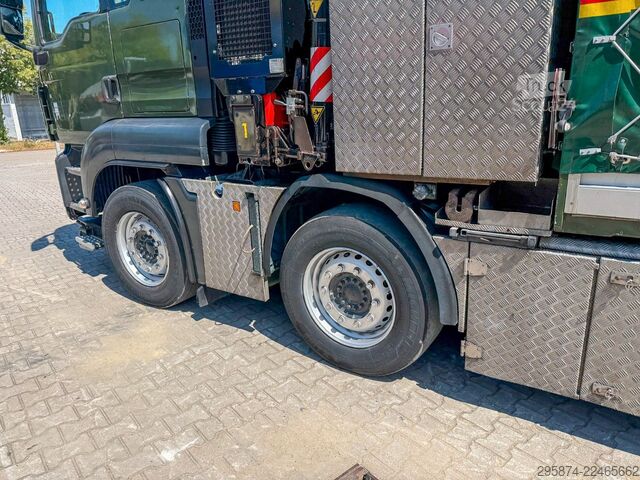 وحدة جرار قياسية MAN TGS 35.480 Kran mit Wechselsys. SZM
