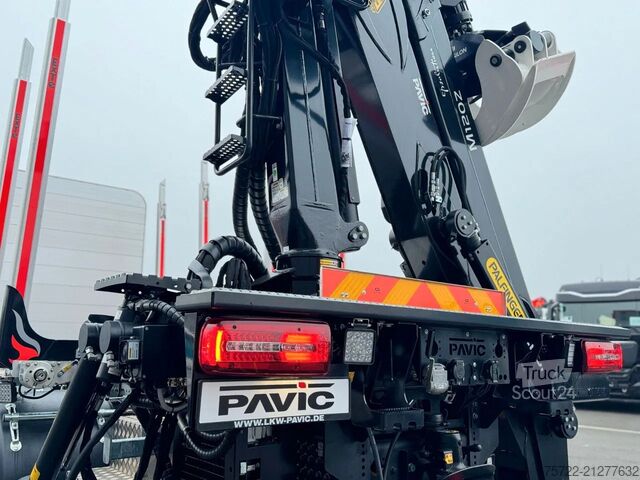 Transportator de lemn MAN TGS 26.520 6x4-4 BL Schemel Epsilon Kran