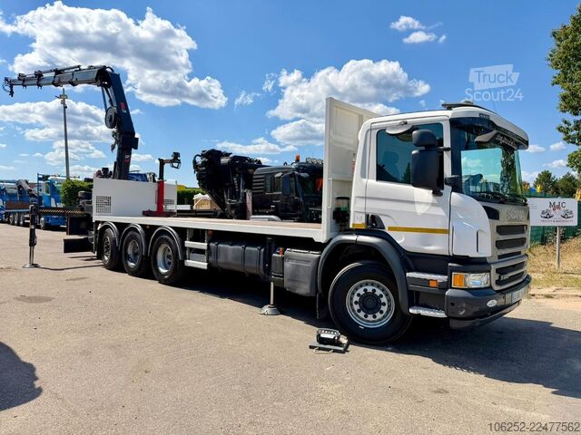 Darus teherautó Scania P410 8x4 TRIDEM + CRANE HIAB 244 EP-4 HIDUO - R...