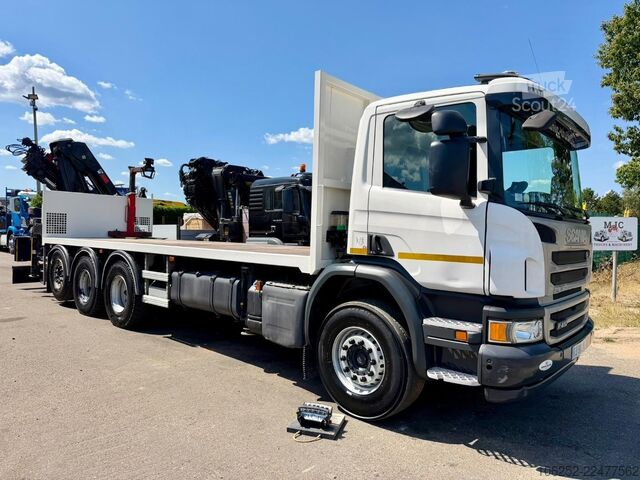 Darus teherautó Scania P410 8x4 TRIDEM + CRANE HIAB 244 EP-4 HIDUO - R...