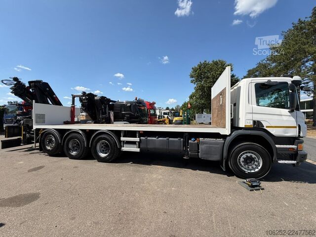 Darus teherautó Scania P410 8x4 TRIDEM + CRANE HIAB 244 EP-4 HIDUO - R...