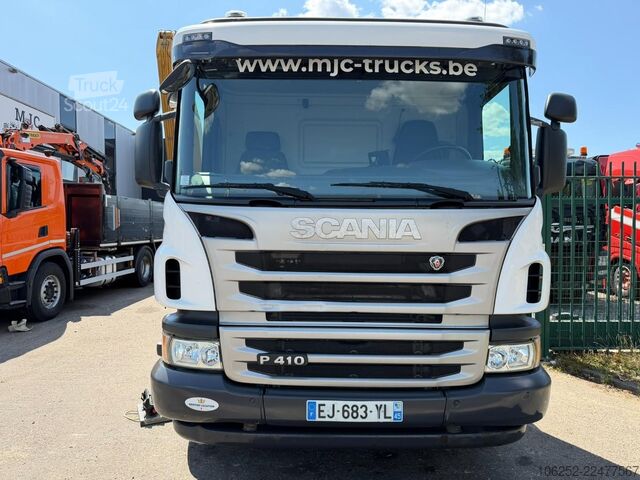 Rakodóplatform Scania P410 8x4 PRITSCHE + KRAN HIAB 244 EP-4 HIDUO - ...