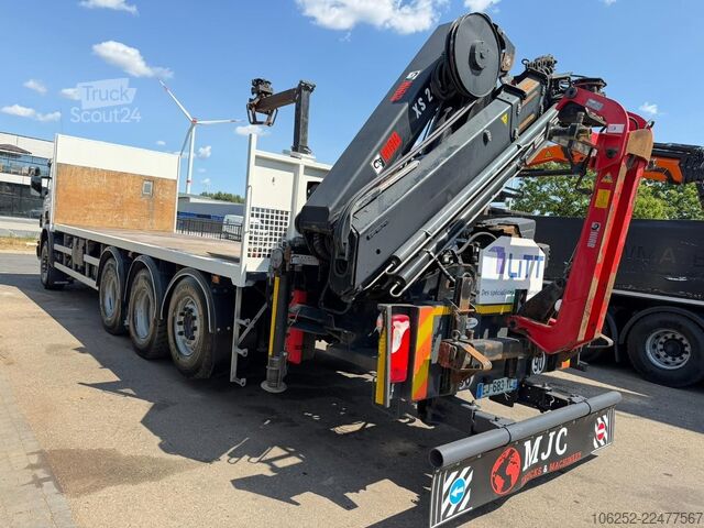 Rakodóplatform Scania P410 8x4 PRITSCHE + KRAN HIAB 244 EP-4 HIDUO - ...